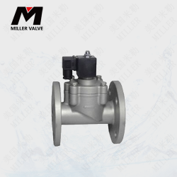 進口不銹鋼法蘭電磁閥