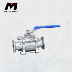 進(jìn)口三片式衛(wèi)生級快裝球閥