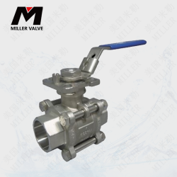 進口三片式焊接球閥