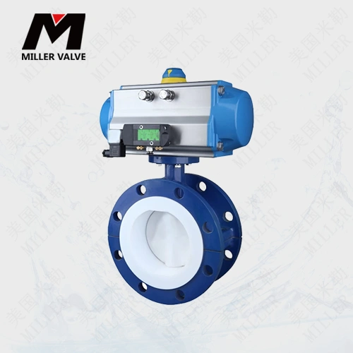 進(jìn)口氣動(dòng)襯膠蝶閥