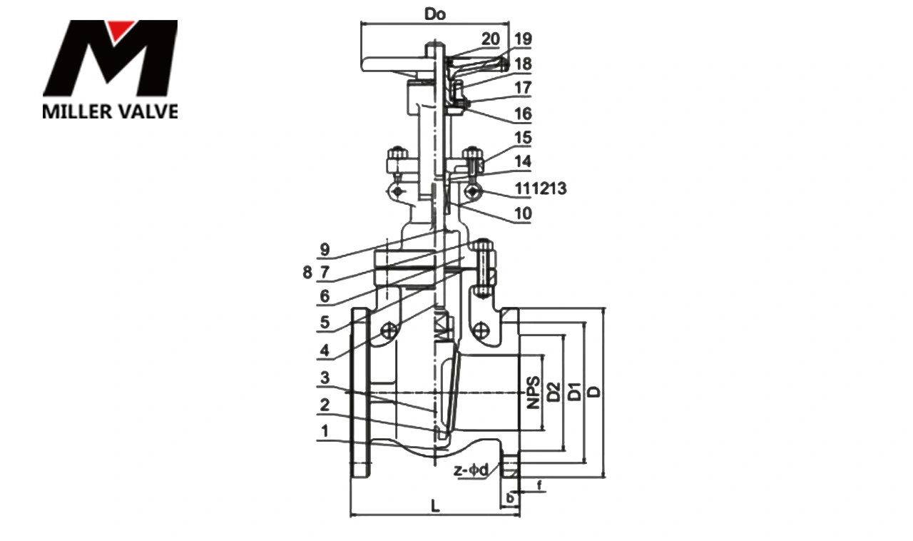 進(jìn)口美標(biāo)閘閥尺寸